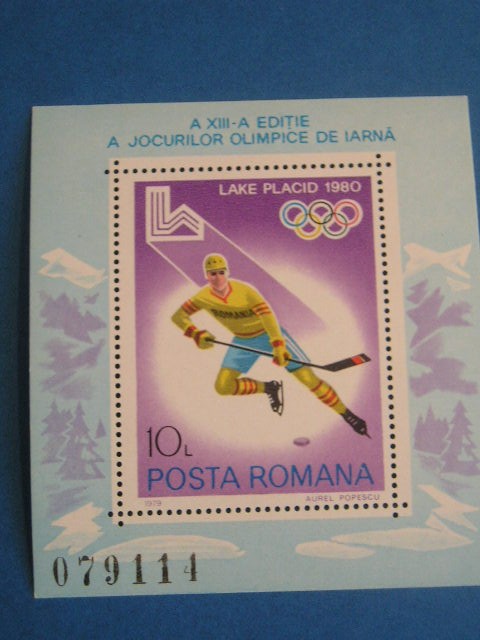 A11 TX4 4 - 1979 - Jocurile olimpice de iarna - Lake Placid - colita dantelata