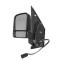 Oglinda exterioara Ford Transit / Tourneo Connect (C170), 05.2003-06.2009, Dreapta, Crom, electrica, Cu incalzire, carcasa neagra, Convex, View Max,