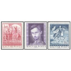 Ungaria 1972 - aniversarea poetului Petofi Sandor, serie neuzata