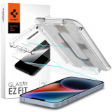 Set 2 Folii de protectie Spigen Glas.TR EZ FIT pentru Apple iPhone 13/13 Pro/14