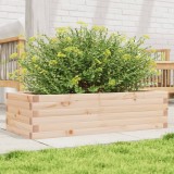 vidaXL Jardinieră de grădină, 90x40x23 cm, lemn masiv de pin