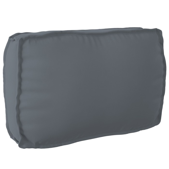 vidaXL Pernă pentru spătar din paleți Antracit 70 x 40 x 12 cm 42001518