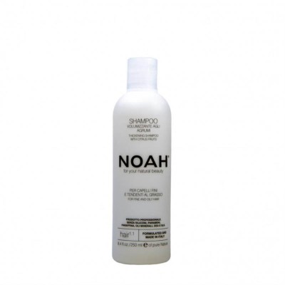 Sampon Natural Volumizant cu Citrice pentru Par Fin si Gras 250 mililitri Noah foto