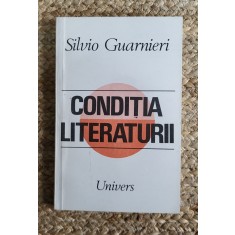 Silvio Guarnieri - Conditia literaturii