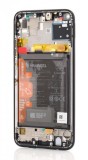 Display LCD Huawei P40 Lite Negru Original Service Pack Ecran Sticla Touchscreen Rama Baterie