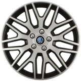 Set 4 Capace Roti 14 inchi (R14) Dakar Gri-Negru, Compatibile Cu Volkswagen