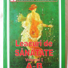 "LEACURI DE SANATATE - Vol. I A-B", Biblioteca "Formula AS", 2012