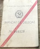 ACTRR01 Act Carnet - Mandat de delegat - PMR