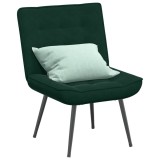 vidaXL Scaun de relaxare Verde &icirc;nchis 64x74x84 cm catifea 4012319