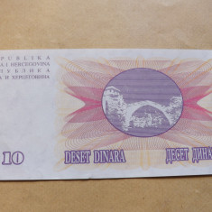 Bosnia - Hertegovina 10 Dinari / Dinara 01.07.1992. - Serie CG 83805654