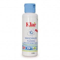 Detergent bio lichid fara parfum pentru rufe, 3 in 1, Klar, 125ml foto