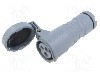 Conector alimentare AC, IEC 60309, IP69K, 16A, {{Tensiune nominala}}, 3 pini, AMPHENOL - 2CMA166542R1000