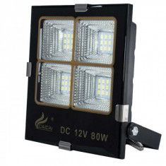 Proiector LEDuri SMD Alb Rece IP65 80W CaiCai Clesti Auto 12V foto