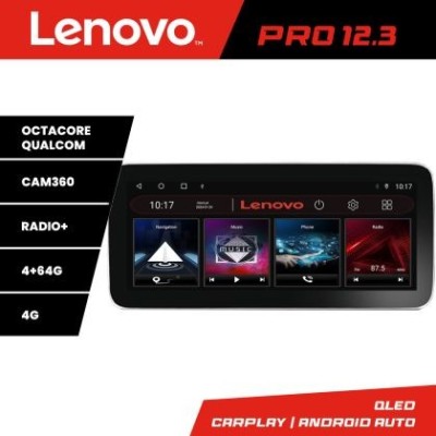 Navigatie Toyota Land Cruiser L100 2002-2006 Lenovo PRO 4+64 12.3 inch qled android 4G DSP gps internet KIT-L105 CarStore Technology foto