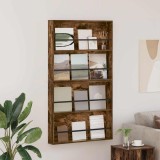 vidaXL Raft pentru reviste 2 pcs Stejar fumuriu 80 x 12 x 70 cm 890845