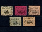 Venezuela 1903 - Estado Guyana, emisiune locala, serie nestampilata cu sarniere