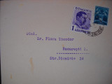 Scrisoare circulata cu timbre perfin
