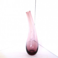 Vaza solifleur cristal ametist suflata manual - Orchid vase - design IKEA