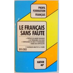 LE FRANCAIS SANS FAUTE par DAGNAUD-MACE et G. SYLNES , 1978