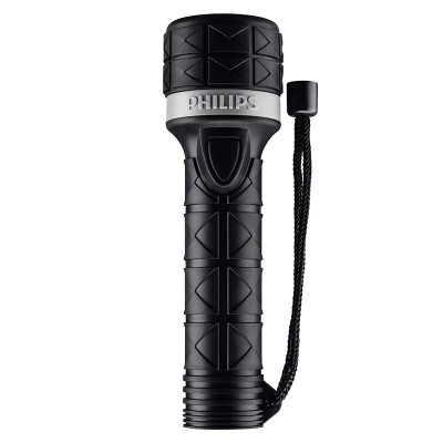 Lanterna Philips, LED, 31.2 x 17 x 12.7 cm, carcasa solid si robusta, curea nailon, anti-soc, rezistenta la apa, Black foto