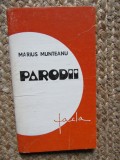 Parodii, Epigrame si Stihuri Satirice - Marius Munteanu, Editura Facla 1979, Carte de Literatura Romana, Umor