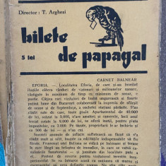 Bilete de papagal 1937 nr. 6 (483) Arghezi Eforia Teodor Scarlat