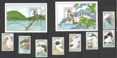 GRENADA 1988 FAUNA PASARI foto