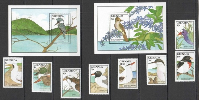 GRENADA 1988 FAUNA PASARI