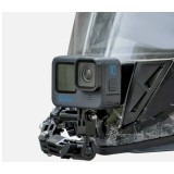 Sistem avansat prindere camera GoPro GoPro Hero 13,12,11,10, 9, 8, 7, 6 la casca motocicleta, marca Surewo, culoarea negru