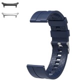 Curea din silicon compatibila cu Samsung Galaxy Watch Ultra, Prussian Blue