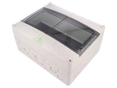 Carcasă modulară IP55 gri 12 module foto