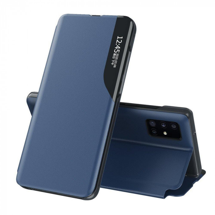 Husa Samsung A53 5G a536 Flip Book Smart View Dark Blue