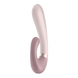 Vibrator cu funcție de &icirc;ncălzire pentru stimularea punctului G și a clitorisului