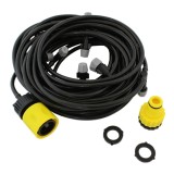 Set cortina de vapori pentru racorire terasa cu 11 aspersoare, model XXL,