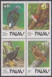 PALAU - 1989 - PASARI - nicobar, Fauna, Nestampilat