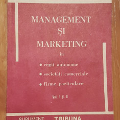 Management si Marketing in regii autonome, societati comerciale