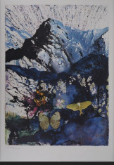tablou de Salvator Dali &amp;quot;France; Les Alpes foto