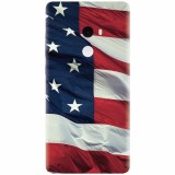 Husa silicon pentru Xiaomi Mi Mix 2, American Flag Illustration