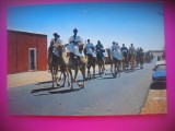 HOPCT 6694 OAMENII IN ALBASTRU-COSTUME -TINDOUF- ALGERIA -AFRICA-NECIRCULATA, Printata