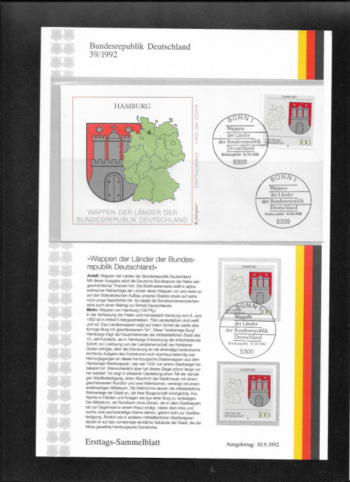 Germania FDC 39.1992