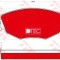 Set placute frana,frana disc FORD MONDEO III (B5Y) (2000 - 2007) TRW GDB1434DTE