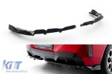 Spoiler Maxton Design potrivit pentru bara spate a BMW X3 G45 cu pachet M dupa 2024, lac negru Performance AutoTuning
