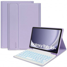 Husa Tech-Protect Sc Pen + Tastatura pentru Samsung Galaxy Tab A9+ Plus 11.0 X210/X215/X216 Violet