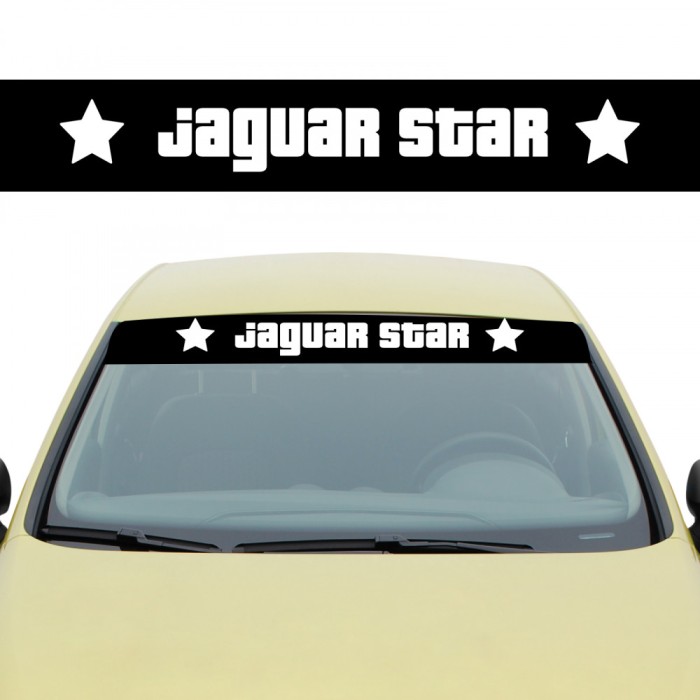 Sticker Parasolar Jaguar Star , Design Sportiv pentru Masina Ta