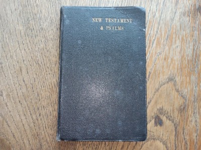 THE NEW TESTAMENT AND PSALMS 1924 foto