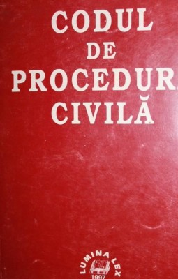 CODUL DE PROCEDURA CIVILA foto