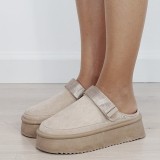 Papuci bej tip saboti cu bareta convertibila ajustabila RU-17 M6