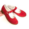 Pantofi dama din piele naturala cu bareta Dara Red, 35 - 41, Rosu, Ingiro