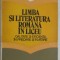 Constanta Barboi - Limba si literatura romana in liceu, 1983