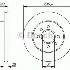 Disc frana DACIA SOLENZA (2003 - 2016) BOSCH 0 986 479 R52